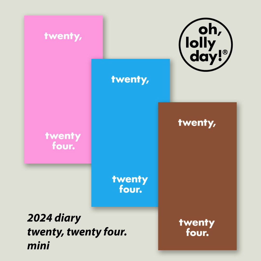 【NEW】O,LD! Twenty, twenty four. 2024 MINI スケジュール帳 oh, lolly day! 韓国 ブランド 手帳 ミニ 文房具 海外 メモ 雑貨 オーロリーデイ かわいい おしゃれ old 日本 販売 ギフト プレゼント 送料無料