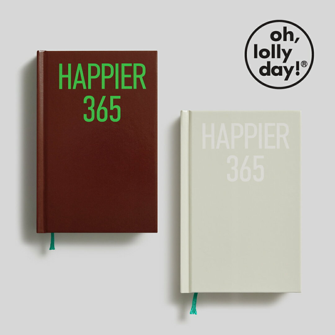 【NEW】Happier 365 Diary 日記 oh, lolly day! 韓国 ブランド ノート ダイアリー 手帳 スケジュール帳 文房具 海外 メモ 習慣 雑貨 オーロリーデイ かわいい おしゃれ old 日本 販売 ギフト プレゼント 送料無料のサムネイル