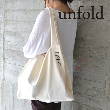 unfold logo bag tote bag アンフォールド トートバッグ レディース 韓国 キャンバス ブランド 大きめ ホワイト 布 シンプル 無地 a4 かわいい おしゃれ 縦長 大きい エコバッグ サブバッグ 通勤 通学 日本 販売 ギフト プレゼント 【送料無料】