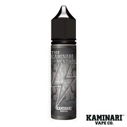 電子タバコ リキッド 60ml ザ カミナリメンソール THE KAMINARI MENTHOL メンソール 大容量 カミナリ ベイプ KAMINARI VAPE CO. 国産 特大サイズ 再生 補充 電子煙草 正規品