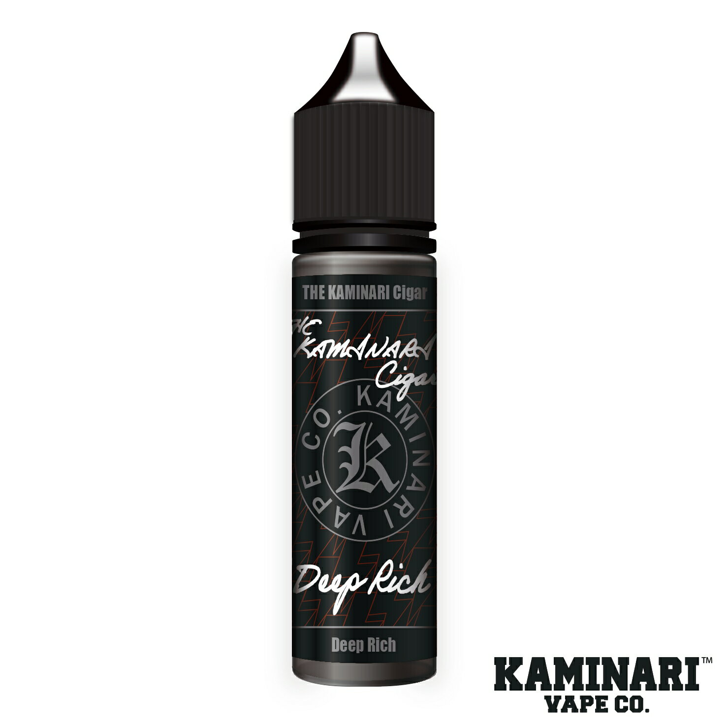 ŻҥХ ꥭå 60ml  ߥʥꥷ ǥ å THE KAMINARI Cigar Deep Rich ߥʥ ٥ KAMINARI VAPE CO.  佼   