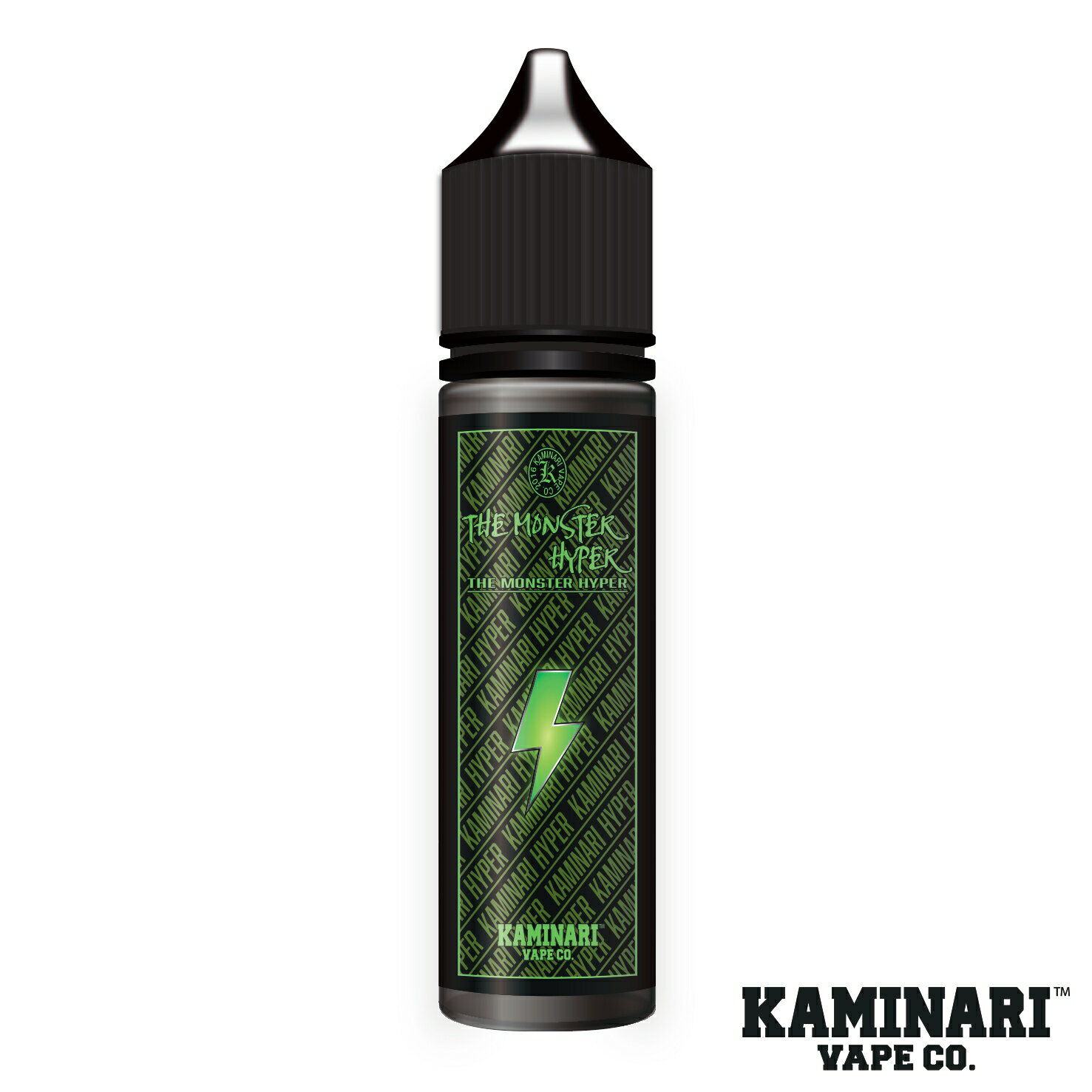 電子タバコ リキッド 60ml ザ モンスターハイパー THE MONSTER HYPER カミナリ ベイプ KAMINARI VAPE CO. 国産 大容量 正規品 MENTHOL メンソール エナジー 爽快