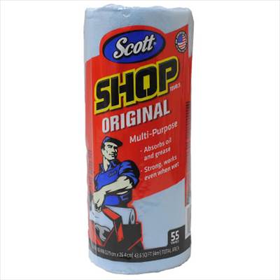 SCOTT Shop Towel スコット ショップタオル ブルーロール【ウエス 雑巾 紙 ペーパー】【洗車 油汚れ ペイント汚れ】