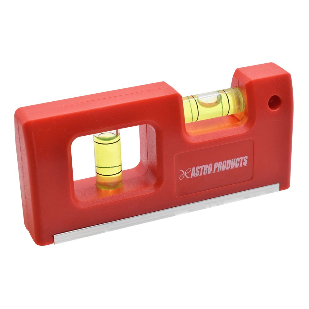 AP 簡易水平器 マグネット付 ｜ 水平 レベル コンパクト 小型 測定 計測 気泡 泡 スチールパイプ 垂直 V溝 マグネット