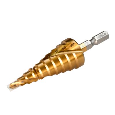 AP スパイラルステップドリル 4〜22mm DB175 ｜ ドリル スパイラル 穴あけ バリ取り 螺旋 らせん 電動..