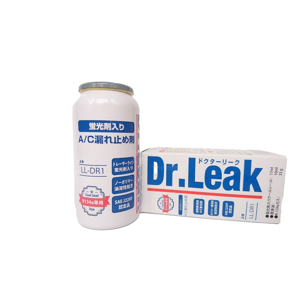 Dr.Leak LL-DR1 蛍光剤入り漏れ止め剤 ｜ エアコン エアコンガス ガス漏れ 漏れ防止 潤滑油 蛍光剤 メンテナンス ドクターリーク