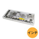 ＼4/29まで10％OFF／タングステンタップダイスセット インチ 40個組｜タップセット ダイスセット ネジ切り タップ立て