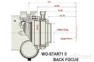 WilliamOpticsNewWOStar71IIf4.94枚玉イメージングAPO屈折鏡筒FPL53