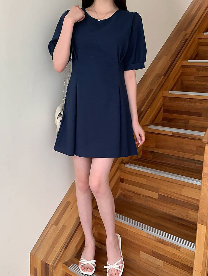 【夏】【在庫限り【メール便送料無料】ワンピース 夏服 韓国ファッション ワンピース 夏 ワンピースドレス レディース シンプル ワンピース夏 韓国 韓国ワンピース レディース 半袖ワ