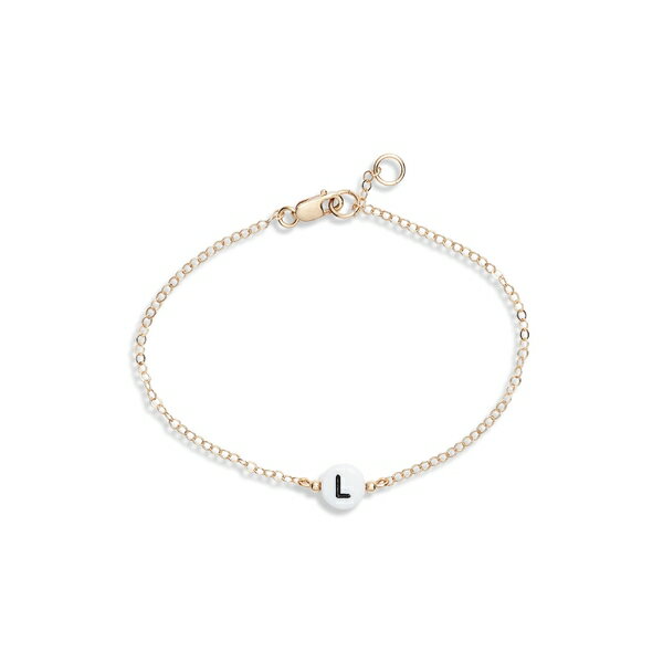 ライアン・ポーター レディース ブレスレット・バングル・アンクレット アクセサリー Ryan Porter Initial Chain Bracelet Gold-L
