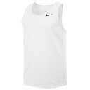 ナイキ メンズ カットソー トップス Men's Nike Team Miler Tank II White/Black