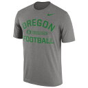 ナイキ メンズ Tシャツ トップス Men's Nike College Dri-FIT Player FB Training T-Shirt Dark Grey Heather