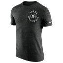 ナイキ メンズ Tシャツ トップス Men's Nike NFL Black & White Helmet T-Shirt Black/White