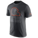 ナイキ メンズ Tシャツ トップス Men's Nike NFL Dri-FIT Cotton Travel T-Shirt Anthracite