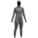 エアブラスター レディース カットソー トップス Airblaster Merino Ninja Suit - Women's Natural Black