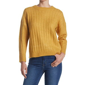 ルルズ レディース ニット&セーター アウター Novel Idea Mustard Yellow Pullover Sweater Mustard