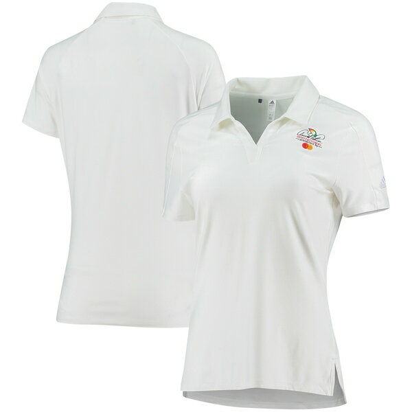 アディダス レディース ポロシャツ トップス Arnold Palmer Invitational adidas Women's GoTo VNeck Polo White