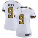 ナイキ レディース ユニフォーム トップス Drew Brees New Orleans Saints Nike Women's Color Rush Legend Jersey White