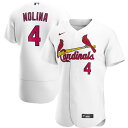 ナイキ メンズ ユニフォーム トップス Yadier Molina St. Louis Cardinals Nike Home Authentic Player Jersey White