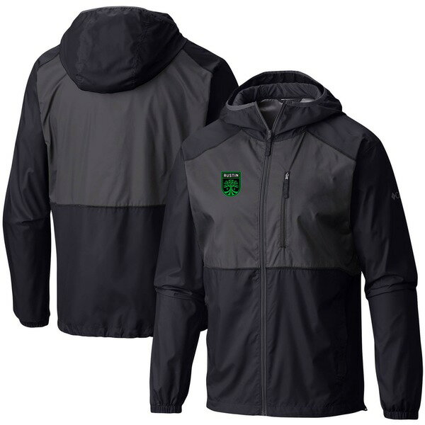 コロンビア メンズ ジャケット＆ブルゾン アウター Austin FC Columbia Flash Forward Windbreaker Jacket Black