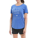 ノースフェイス レディース Tシャツ トップス Short Sleeve Altitude Ideas Tri-Blend Graphic Tee Dazzling Blue