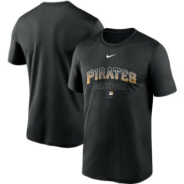 ナイキ メンズ Tシャツ トップス Pittsburgh Pirates Nike Authentic Collection Legend Performance TShirt Black