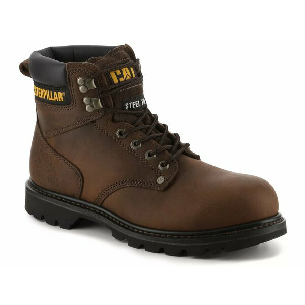 キャタピラー メンズ ブーツ シューズ Second Shift Steel Toe Work Boot Brown