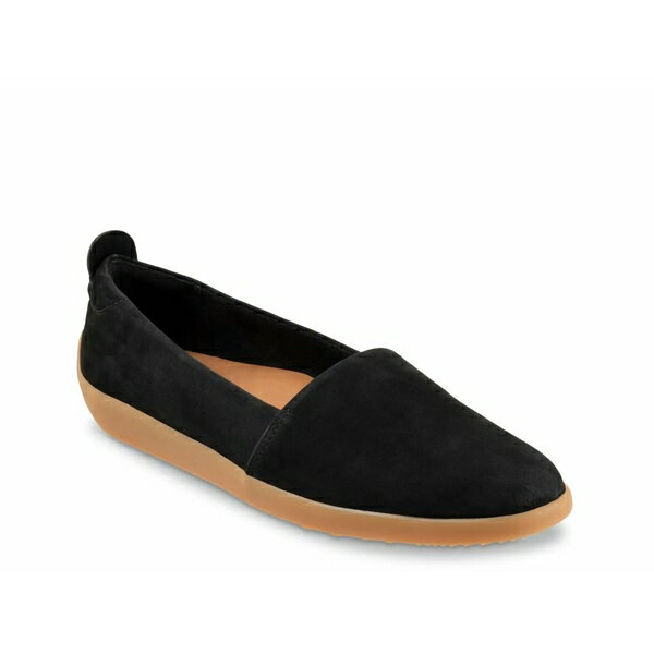 ソフトウォーク レディース スリッポン・ローファー シューズ Deva Slip-On Black Nubuck