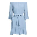 【送料無料】 スオリ レディース ワンピース トップス Mini dresses Sky blue