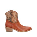 【送料無料】 ファビ レディース ブーツ シューズ Ankle boots Rust