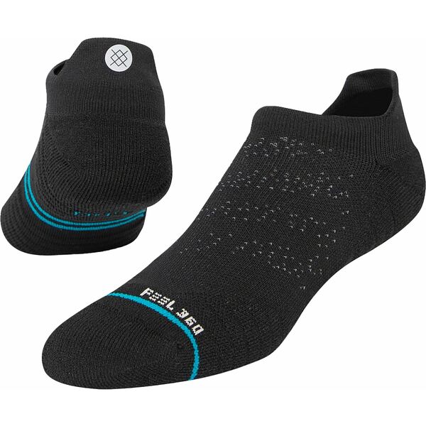 スタンス メンズ 靴下 アンダーウェア Stance Men's Athletic Tab Socks Black