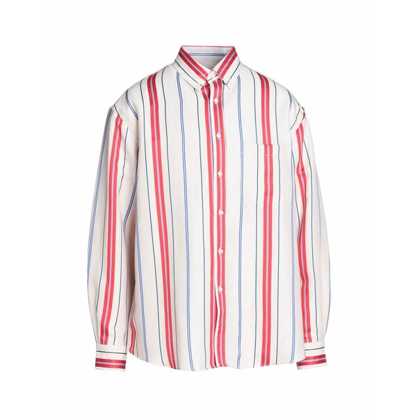 ̵ 륷23   ȥåץ STRIPES SHIRT Ivory