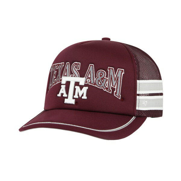 tH[eB[Zu Y Xq ANZT[ Texas A&M Aggies '47 Sideband Trucker Adjustable Hat Maroon