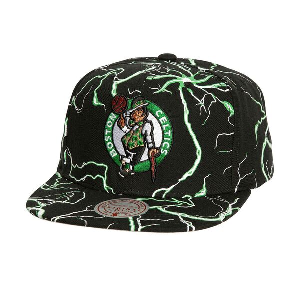 ミッチェル＆ネス ミッチェル&ネス メンズ 帽子 アクセサリー Boston Celtics Mitchell & Ness Storm Season Snapback Hat Black