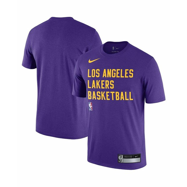 ナイキ レディース Tシャツ トップス Men's Purple Los Angeles Lakers 2023/24 Sideline Legend Performance Practice T-shirt Purple