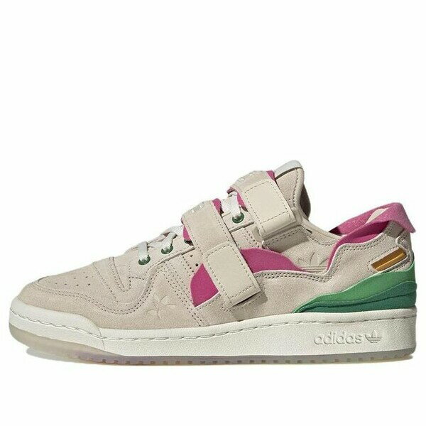 adidas アディダス メンズ スニーカー 【FiSN x adidas originals Forum 84 Low 'Light Brown Green Pink' GY2417】 サイズ US_M_4.5(4)