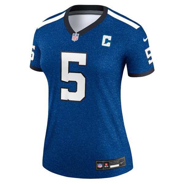 ナイキ レディース ユニフォーム トップス Anthony Richardson Indianapolis Colts Nike Women's Alternate Legend Jersey Royal