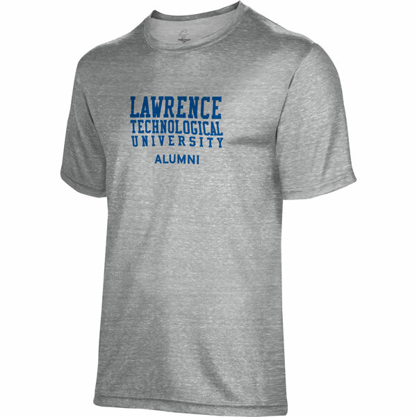 プロスフィア メンズ Tシャツ トップス Lawrence Technological University Blue Devils Alumni Name Drop TShirt Gray