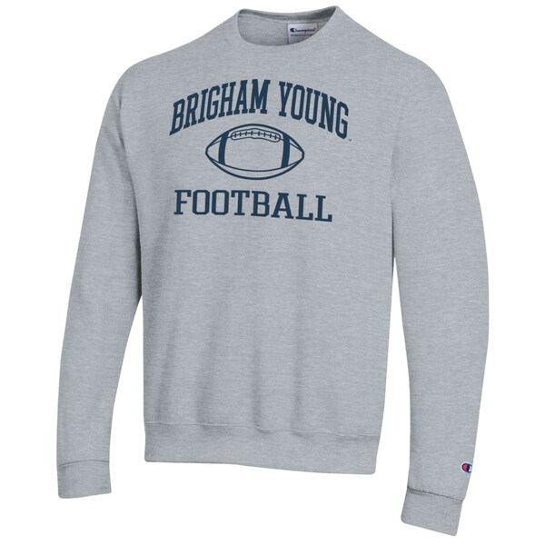 asty㤨֥ԥ  ѡåȥ  BYU Cougars Champion Football Icon Pullover Sweatshirt Heather GrayפβǤʤ21,980ߤˤʤޤ