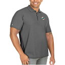 アンティグア メンズ ポロシャツ トップス Miami Dolphins Antigua Big & Tall Legacy Pique Polo Charcoal