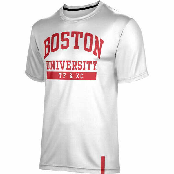 プロスフィア メンズ Tシャツ トップス Boston University ProSphere Track Field and CrossCountry TShirt White