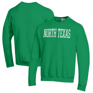 チャンピオン メンズ パーカー・スウェットシャツ アウター North Texas Mean Green Champion Eco Powerblend Crewneck Sweatshirt Green