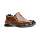 クラークス メンズ ドレスシューズ シューズ Men's Cotrell Free Leather Slip-Ons Tobacco Leather