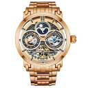 スターリング レディース 腕時計 アクセサリー Men's Rose Gold Stainless Steel Bracelet Watch 47mm Dust...