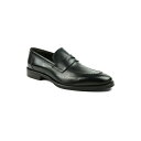 ブルーノマグリ メンズ スリッポン・ローファー シューズ Men's Nathan Loafer Shoes Black Calf