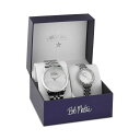 ボブマッキン レディース 腕時計 アクセサリー Men's and Women's Silver-tone Base Metal Bracelet 2 Piece Watch Set 45mm and 36mm Silver-tone(2)