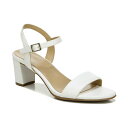 ナチュライザー レディース パンプス シューズ Bristol Ankle Strap Sandals White Faux Leather(4)