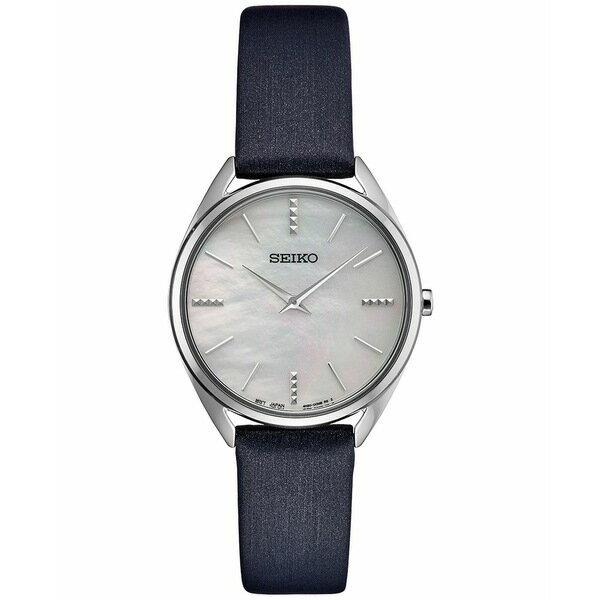 楽天astyセイコー レディース 腕時計 アクセサリー Women's Essentials Blue Leather Strap Watch 32mm White