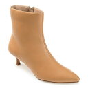 ジャーニーコレクション レディース ブーツ シューズ Women's Arely Pointed Booties Tan