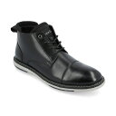ヴァンセ カンパニー メンズ ブーツ シューズ Men's Redford Tru Comfort Foam Lace-Up Cap Toe Chukka Boot Black(4)